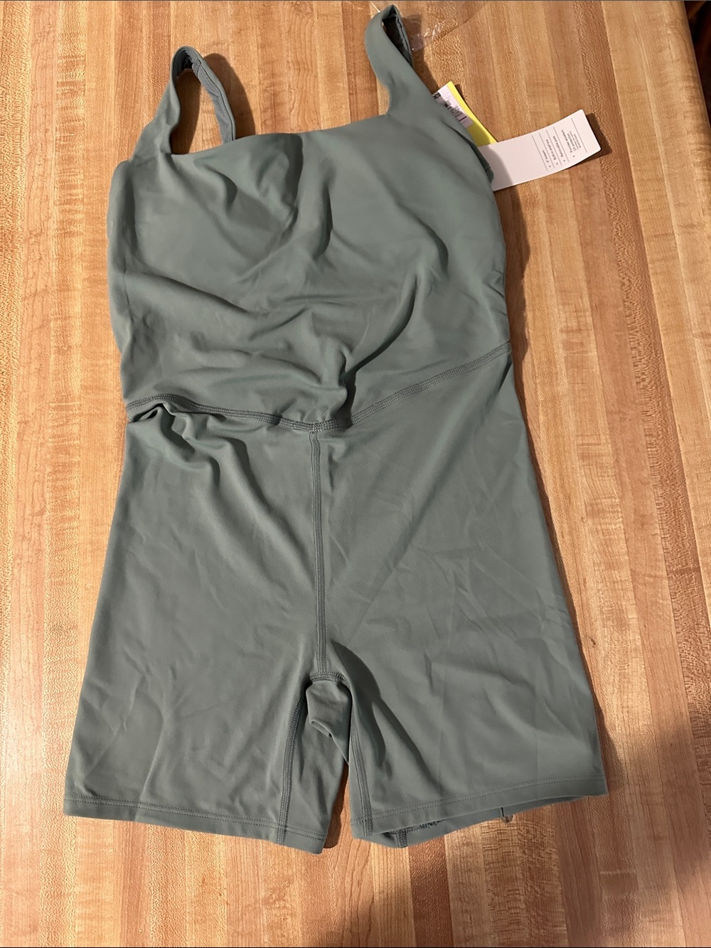 all in motion Sage Green Women’s Bike Shorts Romper